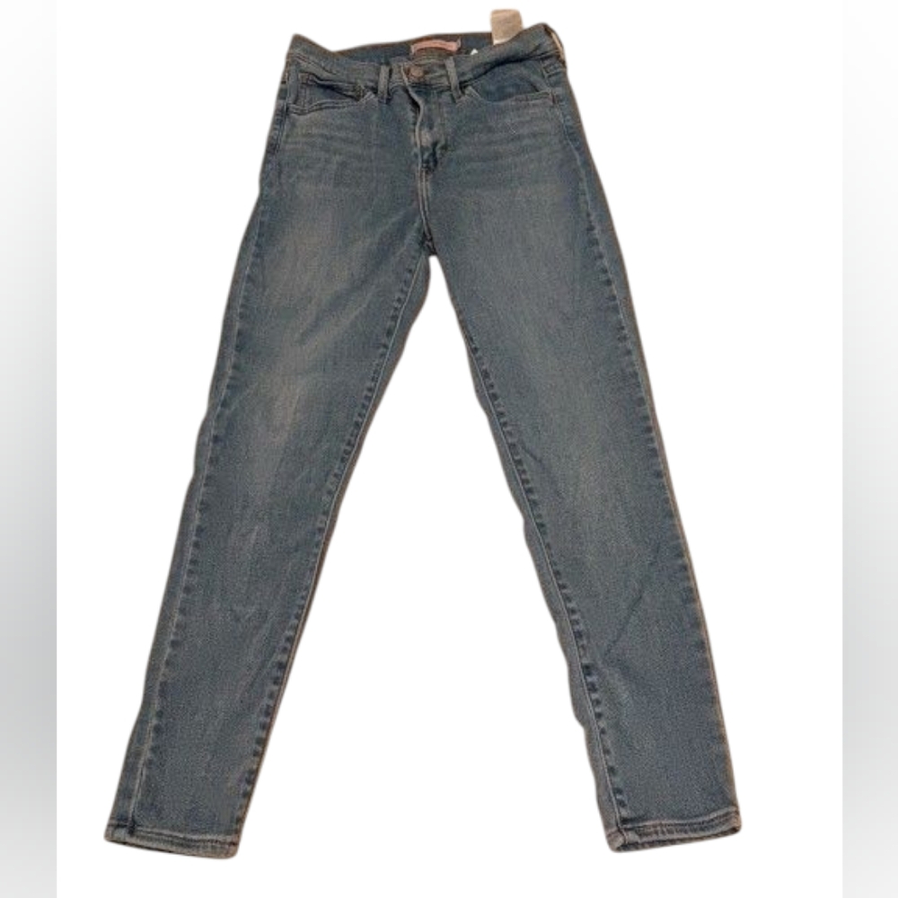 Levi's Denim Jeans 720 High Rise Super Skinny Crop Size 27